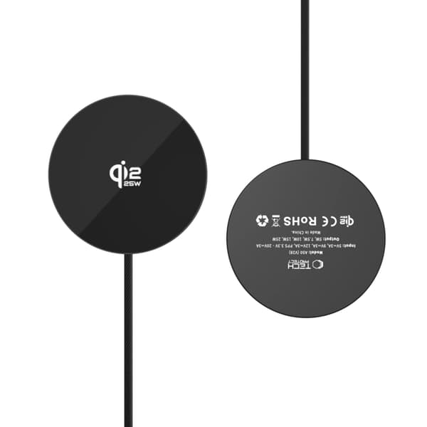 Tech-Protect Qi2.2 25W MagSafe Trådløs Oplader A50 - Sort