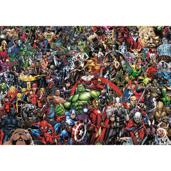 CLEMENTONI Pussel 1000 Pcs Impossible CB Marvel Avengers