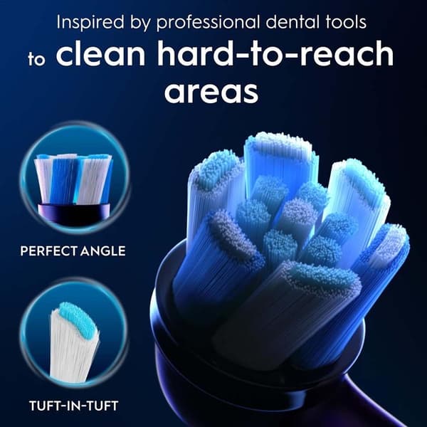 Oral B Børstehoved iO Ultimate Clean 6stk - Sort