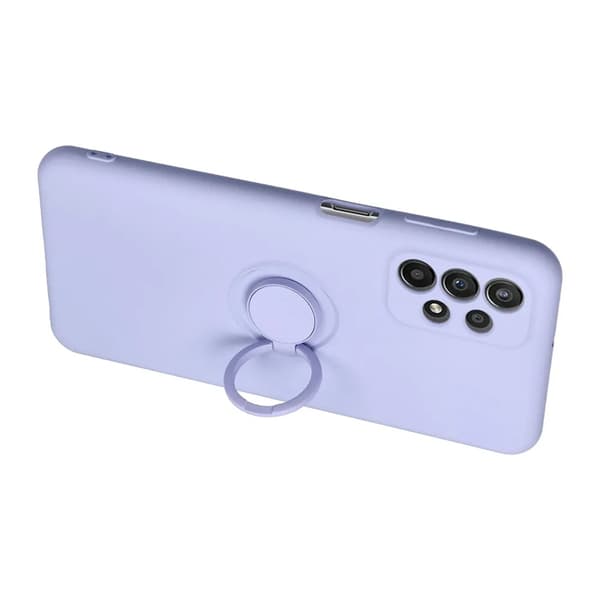 Mobilskal till Galaxy S25 Edge Silikon Ring - Violett