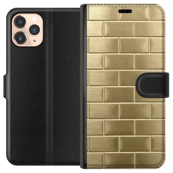 Pung Taske til Apple iPhone 11 Pro med gyldne mursten
