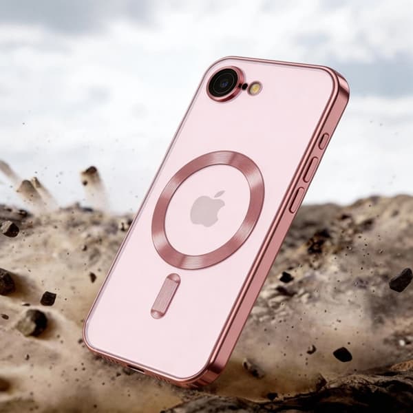 Tech-Protect Mobilcover Til iPhone 16e/17e Magsafe Magflex - Rosaguld