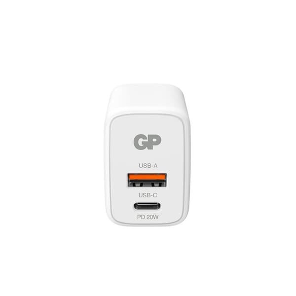 GP Vægoplader WM2B PD 20W USB-A+USB-C