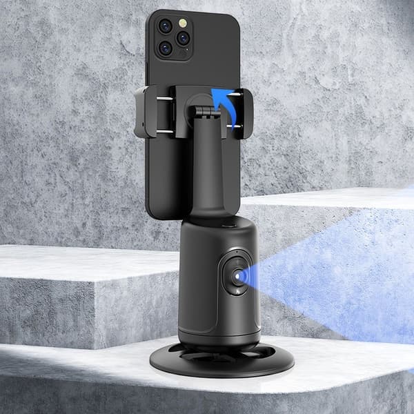 Inteligent selfiestick Stand med face-tracking - Svart