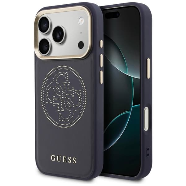 Guess Mobilskal För iPhone 17 Pro Max MagSafe  Perforated 4G - Blå