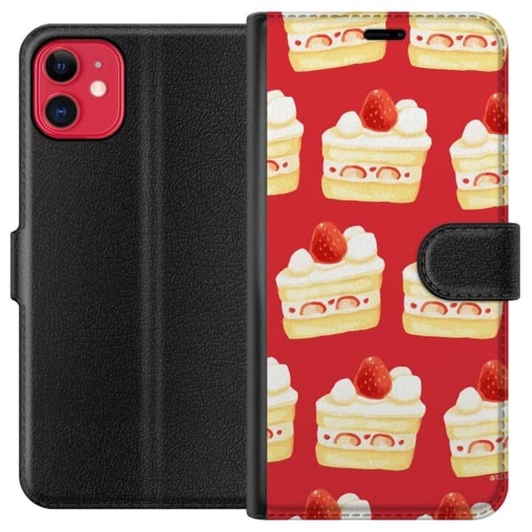 Apple iPhone 11 tegnebog med kage