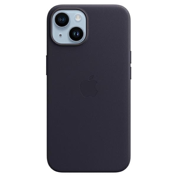 Apple-puhelinkotelo iPhone 14 Plus/15 Plus MagSafe Leather - Muste