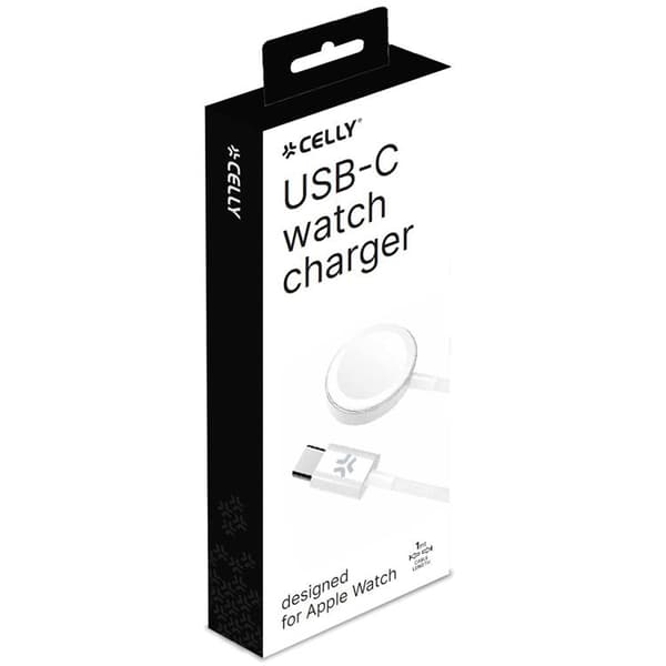 Celly Trådløs Apple Watch-oplader USB-C