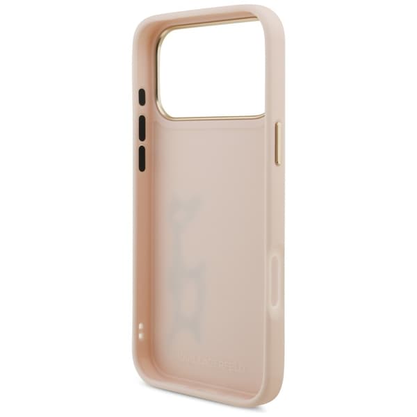 Karl Lagerfeld Mobilcover til iPhone 17 Pro Script Logo - Rosa