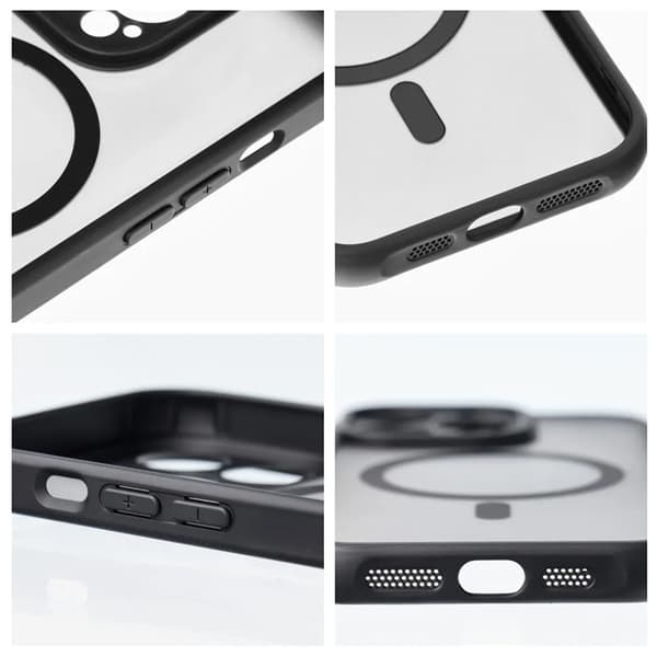 Telefontaske til Xiaomi Redmi Note 14 Magsafe Full Matte Mag - Sort