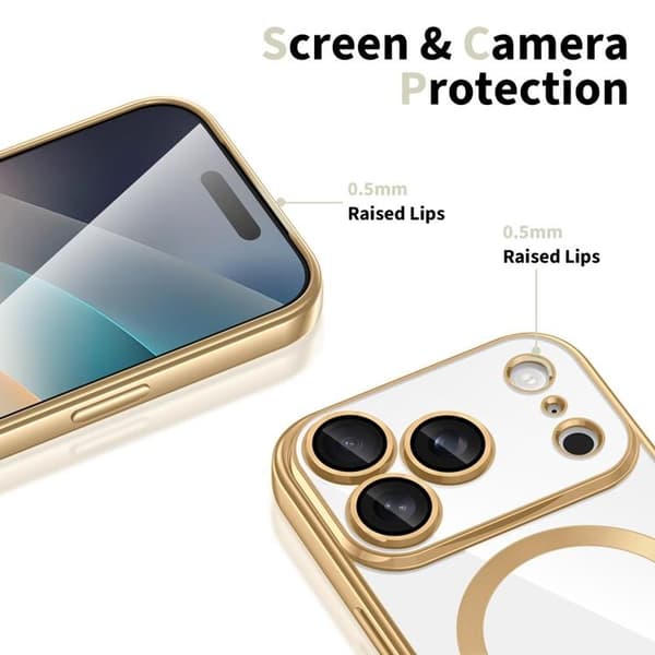 Tech-Protect telefontaske til iPhone 17 Pro Max Magsafe Flex - Guld