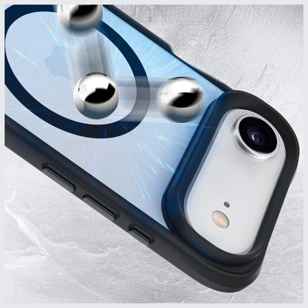 3MK telefontaske til iPhone Air MagSafe Satin Armor - Sort