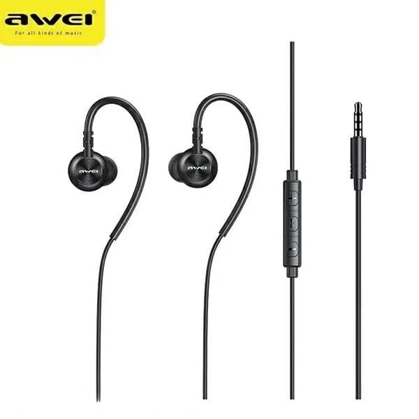 AWEI L3 Hovedtelefoner Stereo 3.5mm - Sort