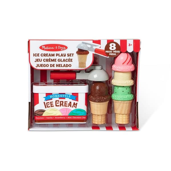 MND Legetøjsscoop & Stack Ice Cream Cone Legesæt