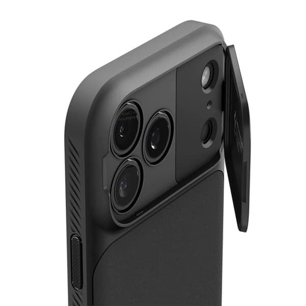 Spigen Mobilcover til iPhone 17 Pro MagSafe Optik Armor - Sort