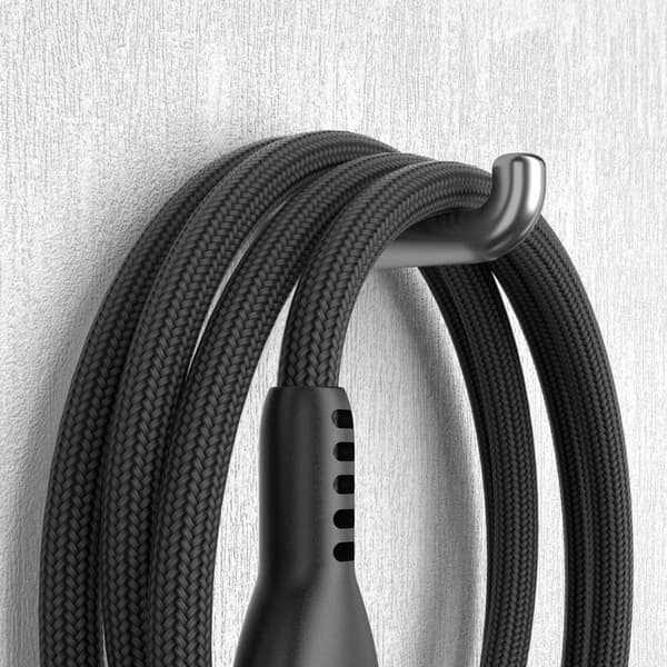 STATIK Kabel PowerPivot Pro Nylon Flettet USB-C Til USB-C Sort 1m