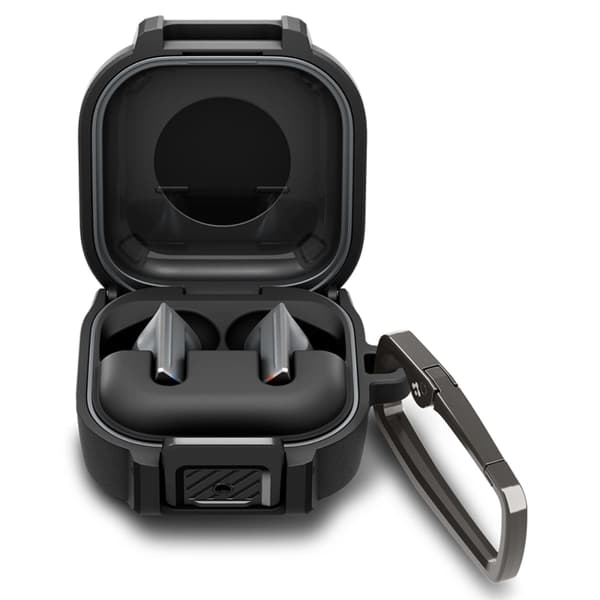 Spigen Cover Til Galaxy Buds 4/4 Pro Lock Fit - Mat Sort