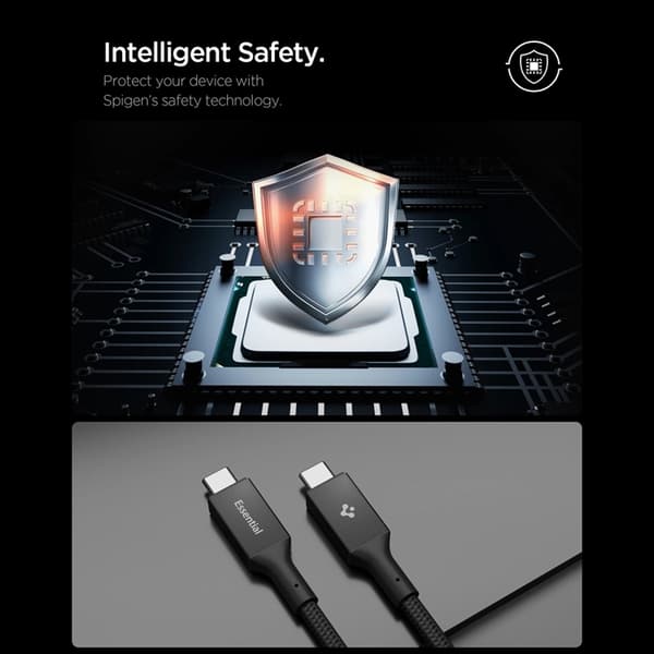 Spigen USB-C til USB-C 240W kabel 150cm EB24015CC