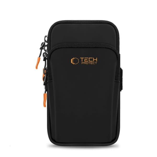 Tech-Protect Universal Sportsarmbånd M7 - Sort/Orange