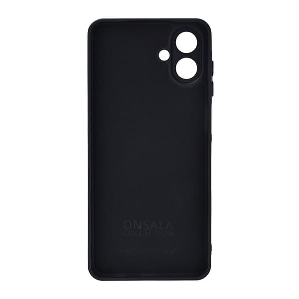 ONSALA Silikone Etui Sort - Samsung Galaxy A07 4G