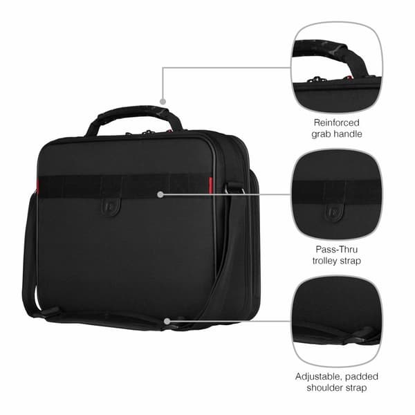 Wenger Legacy 16\" Slim Computertaske Sort