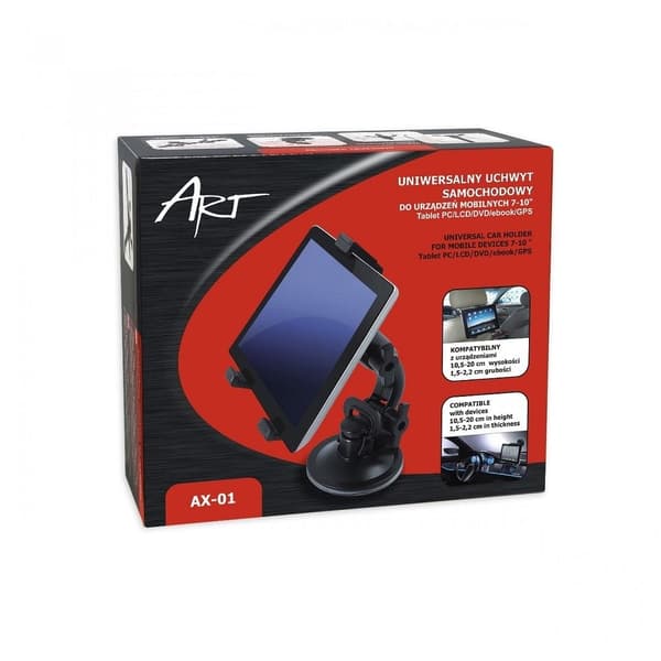 Bilholder til tablets Universal 7" 10" (2in1)
