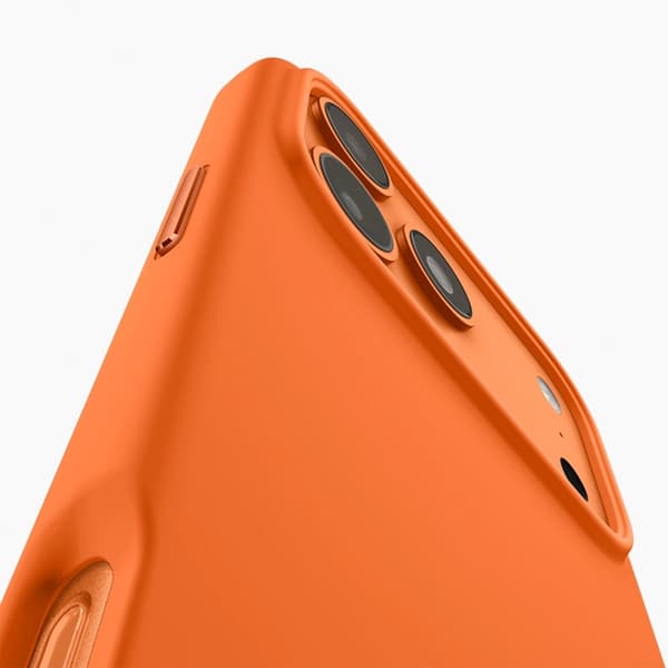 Spigen Mobilskal till iPhone 18 Pro Max/17 Pro Max Magsafe Silikon Fit - Orange