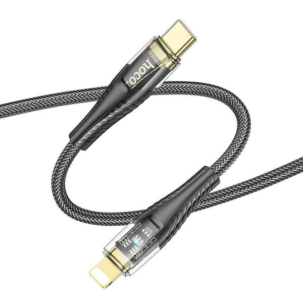 HOCO USB-C til Lightning 27W Kabel 1.2m U121 PD - Sort