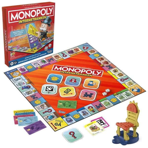 HASBRO Brädspel Monopoly App Banking (SE)