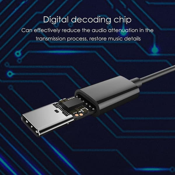 Original Stereo Headset Xiaomi HSEJ04WM USB-C Sort
