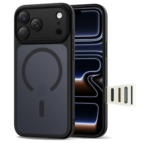 Tech-Protect Mobilskal till iPhone 18 Pro Max/17 Pro Max MagSafe - Matte Svart