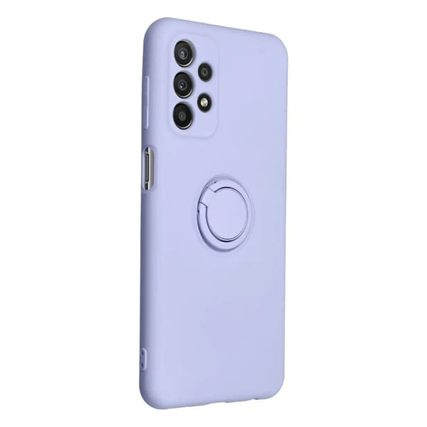 Mobilskal till Galaxy S25 Edge Silikon Ring - Violett
