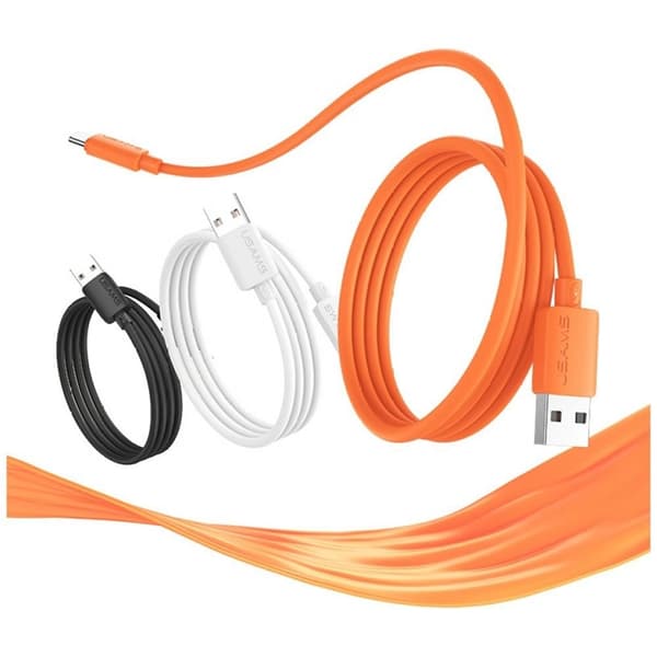 USAMS USB-A til USB-C Kabel 3A 1m Silikone U98 - Sort