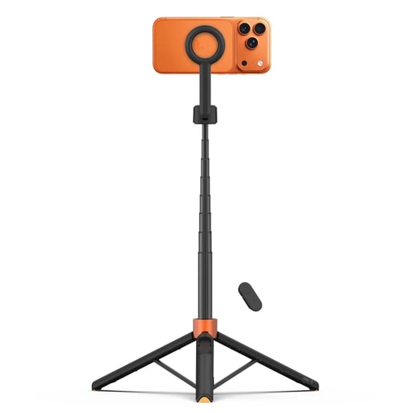 Tech-Protect Magsafe Bluetooth Selfie Stick Stativ L10S - Sort/Orange