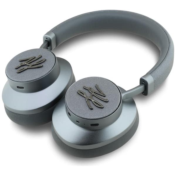 Karl Lagerfeld Over-Ear Hörlurar Bluetooth ANC Grained Initials - Grå