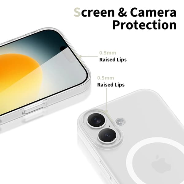 Tech-Protect Mobilskal till iPhone 17 Magsafe Slim - Matte Vit