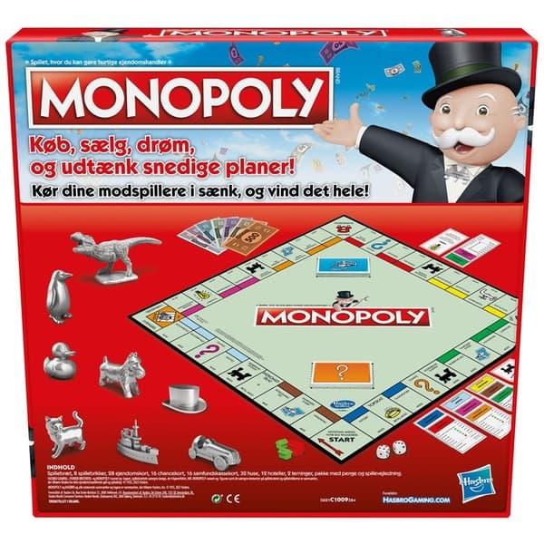 HASBRO Brädspel Monopoly (DK)