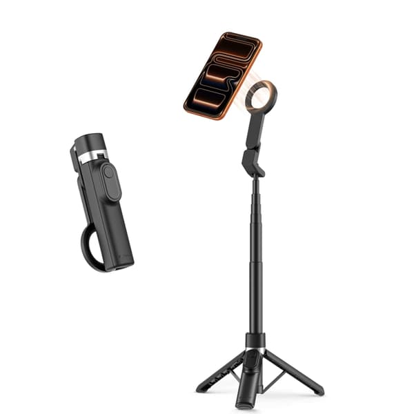 Tech-Protect Trådløs Selfie Stick Tripod Magsafe L11S - Sort