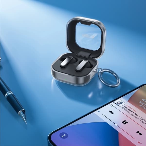 Tech-Protect Skal För Galaxy Buds 4/4 Pro Flexair - Clear