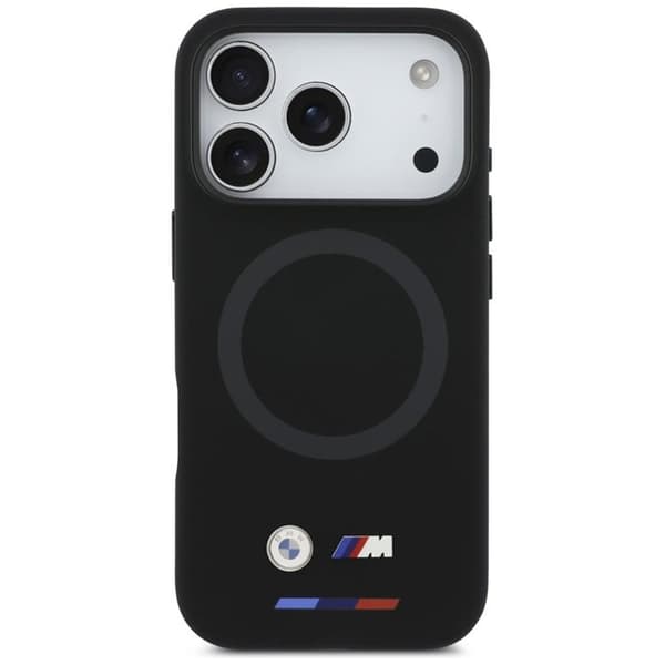 BMW Telefontaske til iPhone 17 Pro MagSafe M Silikone Logo - Sort