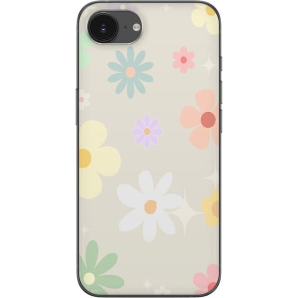 Mobilskal till Apple iPhone 16e med fejdande blommor