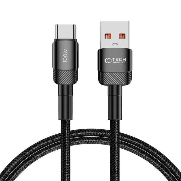 Tech-Protect USB-C til USB-A Kabel Ultraboost Evo 1m - Sort