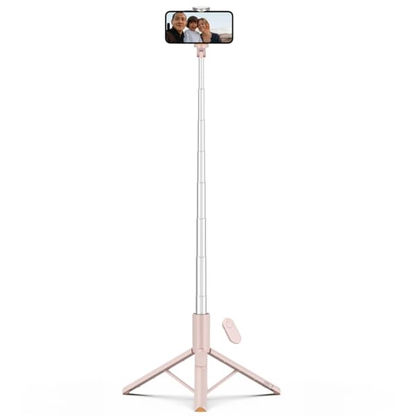 Tech-Protect Bluetooth-selfiekepiteline – vaaleanpunainen
