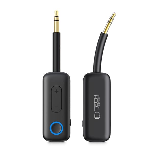 Tech-Protect Aux-adapteri Bluetooth Ultraboost AU02 - Musta