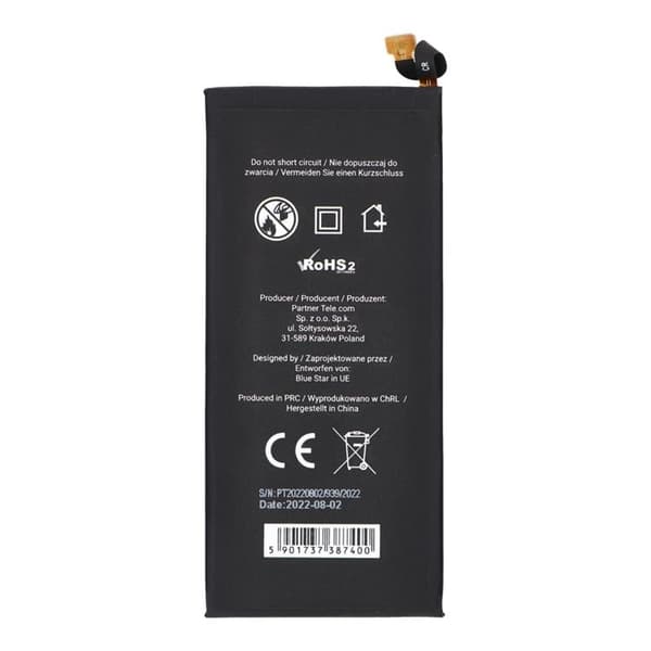 Blå stjerne Samsung S7 Batteri 3000 mAh PREMIUM