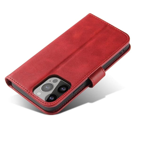 Galaxy S23 Plånboksfodral Magnet Kickstand - Röd