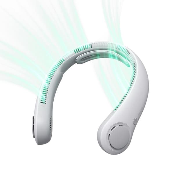Jisulife Bærbar Halsventilator 5000 mAh Ventilator 4 - Grå