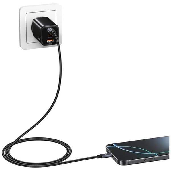 USAMS USB-C til Lightning 30W kabel 1m U91 - plettet