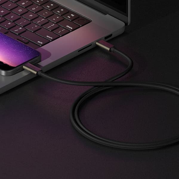 Ringke USB-C - USB-C -kaapeli 2m - Musta