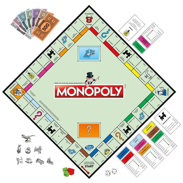HASBRO Brætspilmonopol (DK)